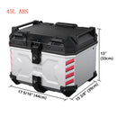Yescom Motorcycle Trunk Box with Backrest Scooter Tour Pack by yescomusa