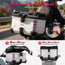 Yescom Motorcycle Trunk Box with Backrest Scooter Tour Pack by yescomusa
