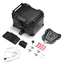 Yescom Motorcycle Trunk Box with Backrest Scooter Tour Pack by yescomusa