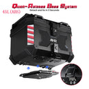 Yescom Motorcycle Trunk Box with Backrest Scooter Tour Pack by yescomusa