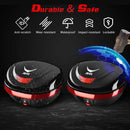 Yescom Motorcycle Truck with Backrest Scooter Tour Pack Gloss Black