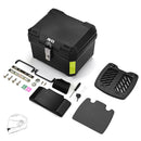 Yescom Motorcycle Trunk Box with Backrest Scooter Tour Pack by yescomusa