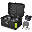 Yescom Motorcycle Trunk Box with Backrest Scooter Tour Pack by yescomusa