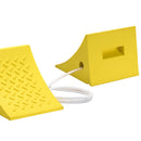Yescom Wheel Chocks 2ct. for 24-32in. Tire, 33,000lbs GVWR, Polyurethane