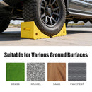 Yescom Wheel Chocks 2ct. for 35in. Tire, 66,000lbs GVWR, Polyurethane