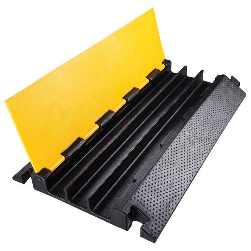 Yescom Cable Ramp Protector Rubber Cable Cover 3-Channel for 2" Cables, photo 2 of 10