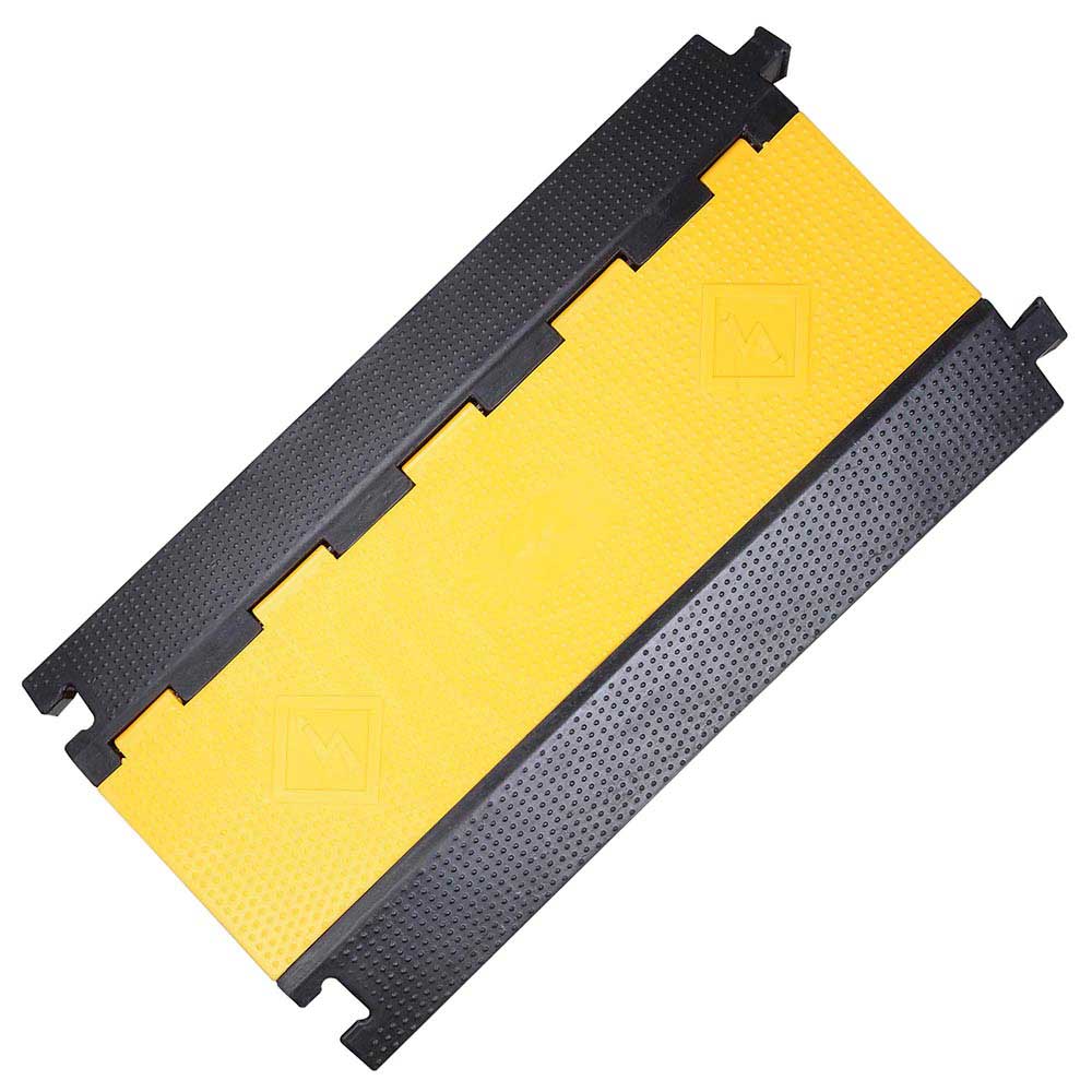 Yescom Cable Ramp Protector Rubber Cable Cover 3-Channel for 2" Cables, photo 3 of 10