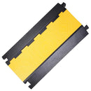 Yescom Cable Ramp Protector Rubber Cable Cover 3-Channel for 2" Cables