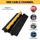 Yescom Cable Ramp Rubber Hose Protector 1 Channel for 3 1/8" Cables