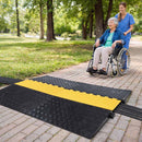 Yescom ADA Cable Ramp Rubber Speed Bump 5-Channel for 1 3/8" Cables