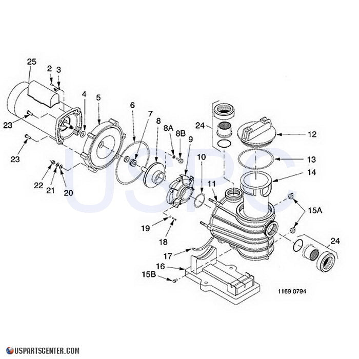 StaRite Dyna-Glas/Dyna-Max Pump Components