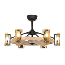 34" Bucholz Farmhouse DC Motor Downrod Mount Reversible Ceiling Fan with Lighting and Remote Control