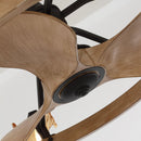 34" Bucholz Farmhouse DC Motor Downrod Mount Reversible Ceiling Fan with Lighting and Remote Control