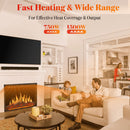 34 Inch Electric Fireplace Insert Adjuatble Flame Colors 936BXB