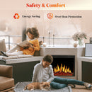 34 Inch Electric Fireplace Insert Adjuatble Flame Colors 936BXB
