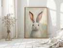 Bright Eyed Bunny in Soft Pastels