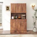 70.87" Tall Wardrobe & Kitchen Cabinet