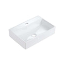 BB15-20Y-301 20"x14" Integrated Ceramic Bathroom Vanity Sink by HouseOfZazla
