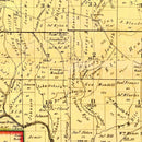 Vintage Map of Dearborn County, Indiana 1860