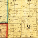 Vintage Map of Grant County, Indiana 1869