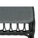 Outdoor Wicker Dining Chairs With Washable Cushions (Set of 2) by HouseOfZazla