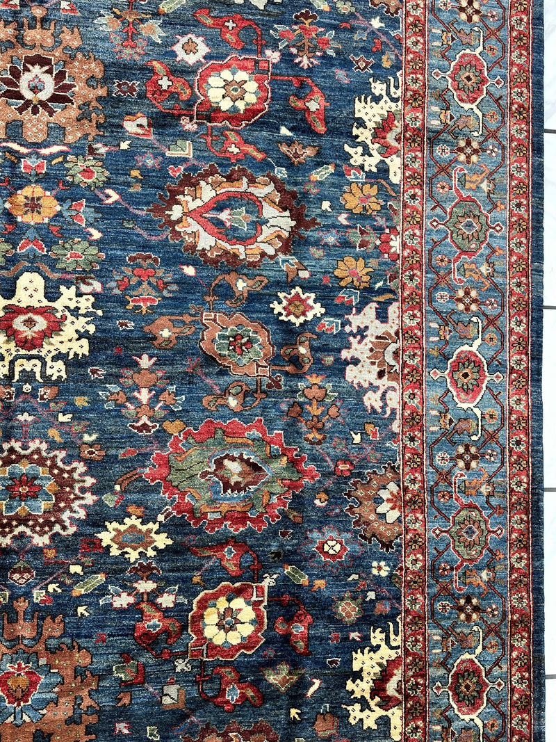 Trasitional Serapi Ghazni Wool Rug – 8' x 10’ – Intricate Floral Design