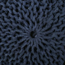 Bordeaux - Knitted Round Pouf Ottoman, Floor Cushion by Unique Piece Furniture