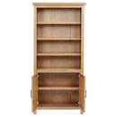 Vermes 72-inch 2-door Home Office Cabinet Bookcase Light Ash