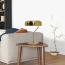 Bedside Nightstand Table Lamp - Gold by HouseOfZazla