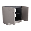 Modern Freestanding Bathroom Vanity With Soft Close Cabinet Doors by HouseOfZazla