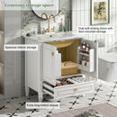 Freestanding Vanity With 1 Drawer & 2 Soft Close Doors With Door Mounted Storage by HouseOfZazla