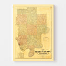 Vintage Map of Perry County, Indiana 1894