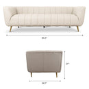 Lamattina - Genuine Italian Channel Tufted Sofa by HouseOfZazla