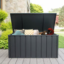 120 Gallon Outdoor Storage Deck Box Waterproof by HouseOfZazla