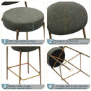 29'' H Upholstered Bar Stools Set of 2 by HouseOfZazla