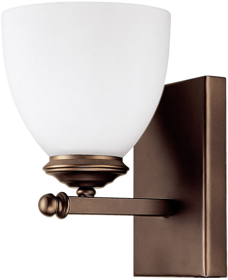 5"W Chapman 1-Light Sconce Burnished Bronze