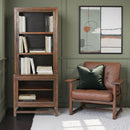 Bookcase Pier, 2 Tone - Brown by HouseOfZazla