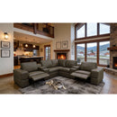 Upholstered Large Arms Sectional With Recliner Seats