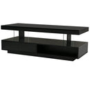 LED Coffee Table With 2 Drawers And Display Shelves by Unique Piece Furniture