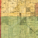 Vintage Map of Dupage County, Illinois 1890