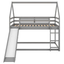 House Shape Bunk Bed With Slide And Ladder by HouseOfZazla