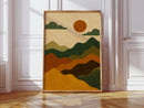 Desert Dunes Under Burnt Sun
