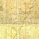 Vintage Map of Lake County, Illinois 1861
