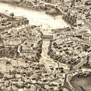 Vintage Map of Skowhegan, Maine 1892