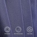 9' Patio Umbrella Replacement Canopy Outdoor Table Market Yard Umbrella Replacement Top Cover, Dark Blue