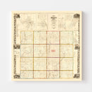 Vintage Map of Branch County, Michigan 1858
