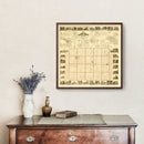 Vintage Map of Calhoun County, Michigan 1858