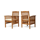 7 Pieces Acacia Wood Outdoor Dining Set
