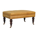 Buffalo - Ottoman With Castor Legs by HouseOfZazla