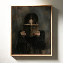 The Reader in Velvet Shadows